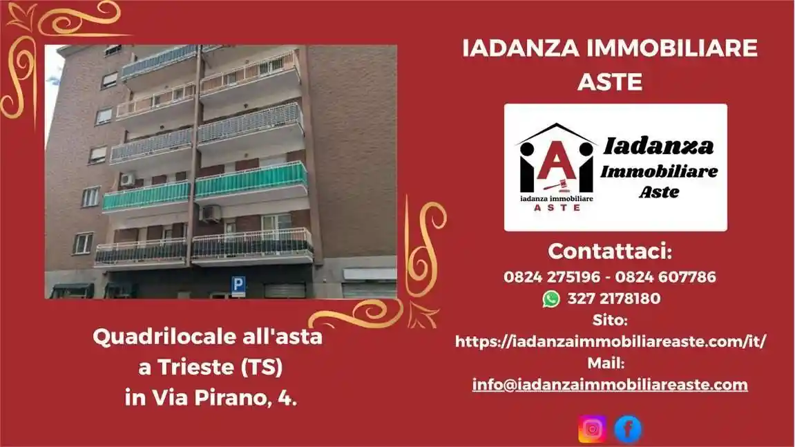 Appartamento in vendita a Trieste