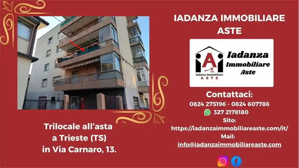 Appartamento in vendita a Trieste