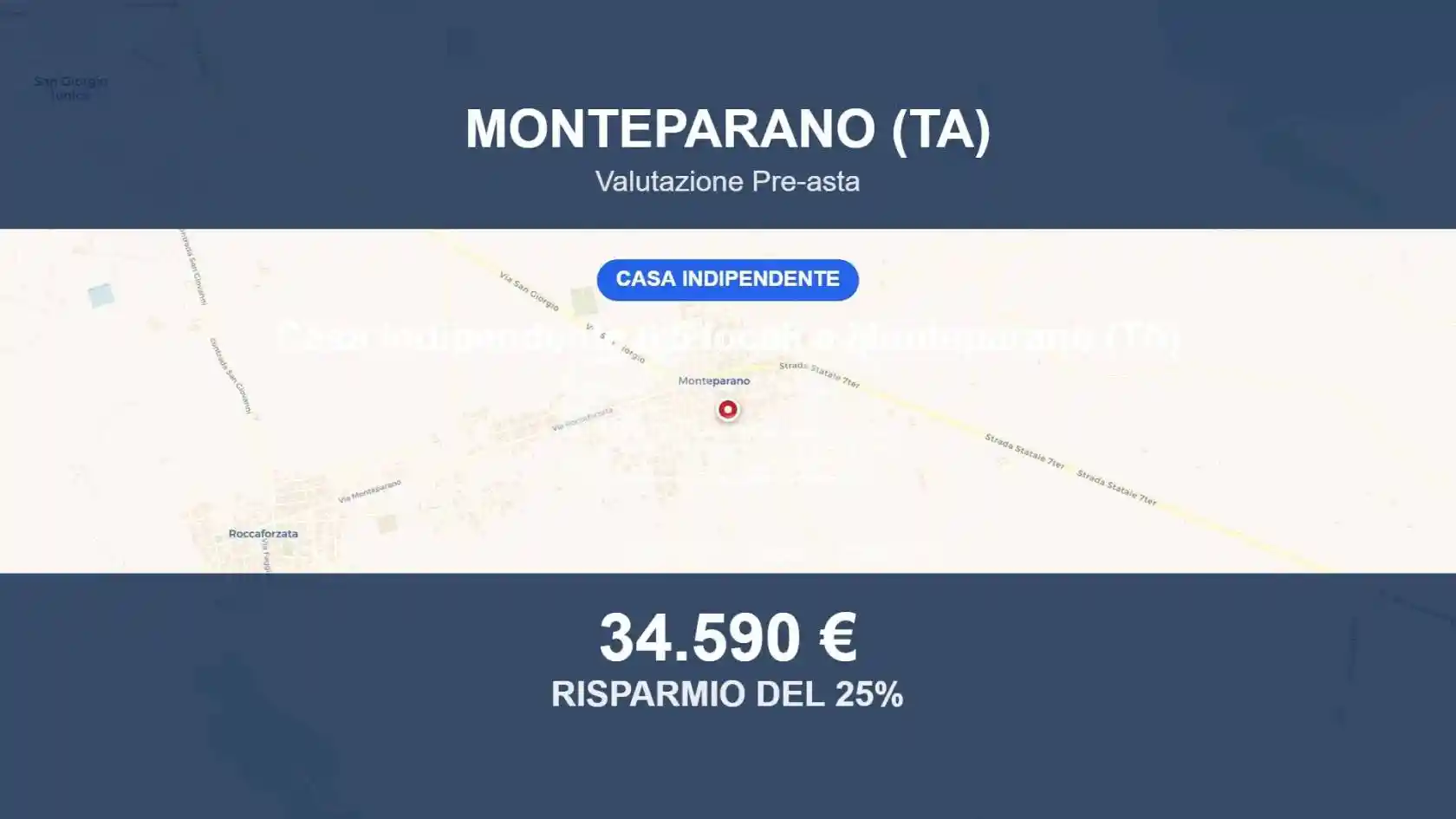 Villa in vendita a Monteparano