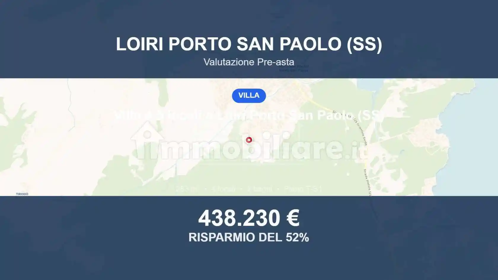 Villa in vendita a Loiri Porto San Paolo