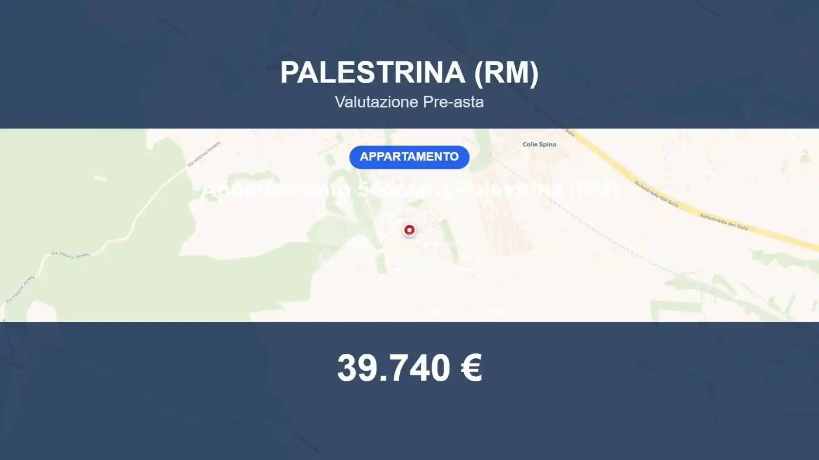 Appartamento in vendita a Palestrina