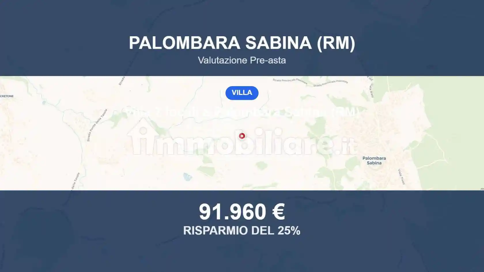 Villa in vendita a Palombara Sabina