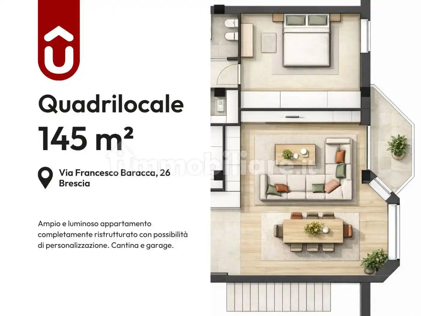 Appartamento in vendita a Brescia