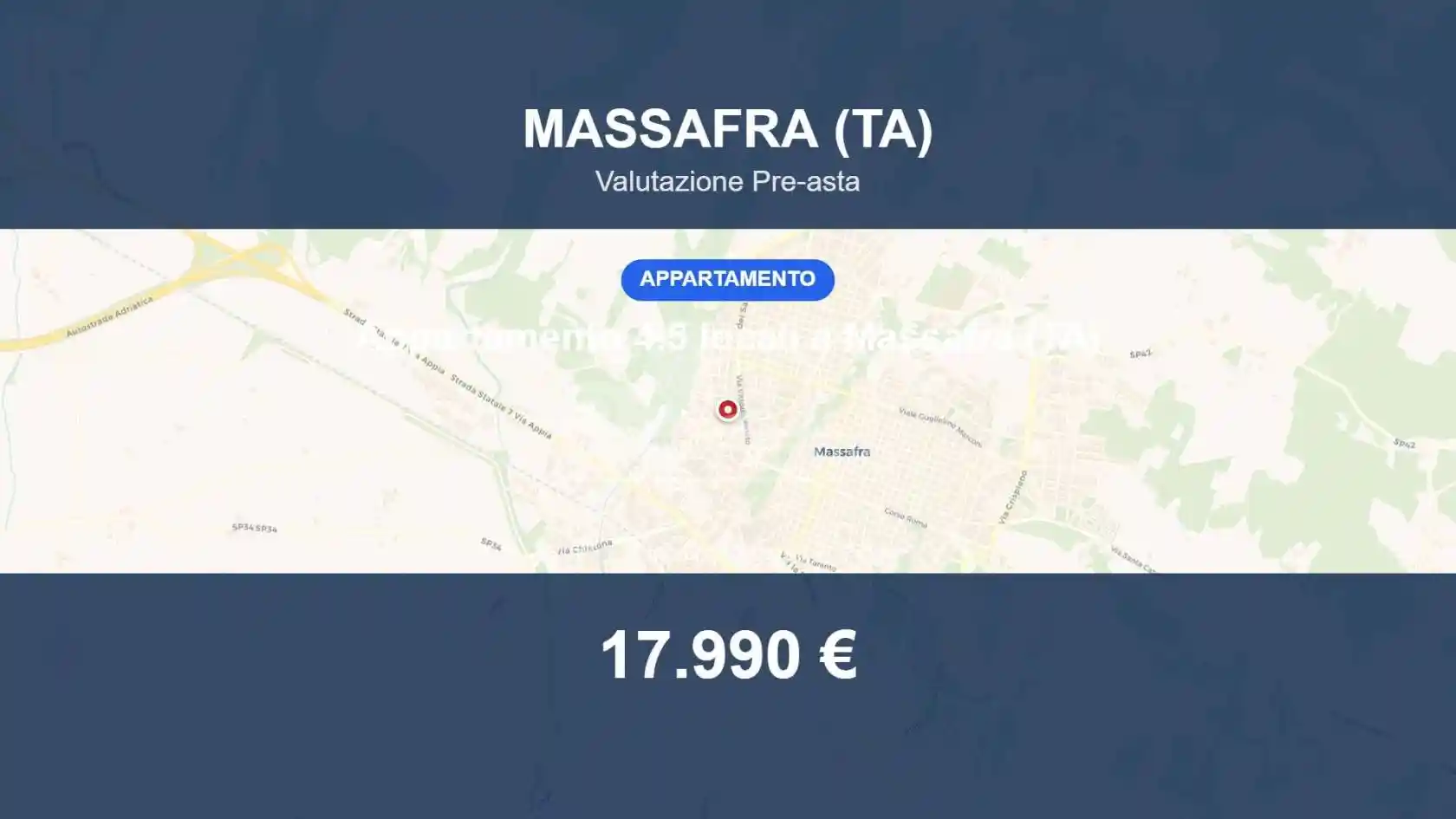Appartamento in vendita a Massafra