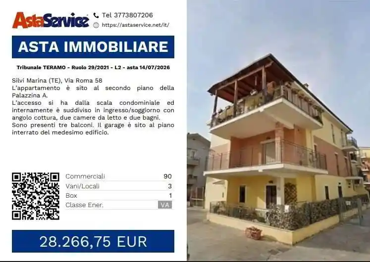 Appartamento in vendita a Silvi