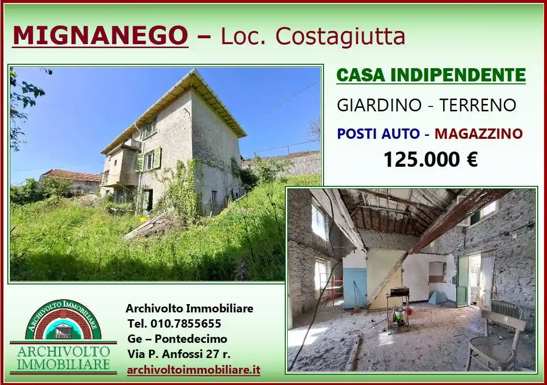 Casa indipendente in vendita a Mignanego