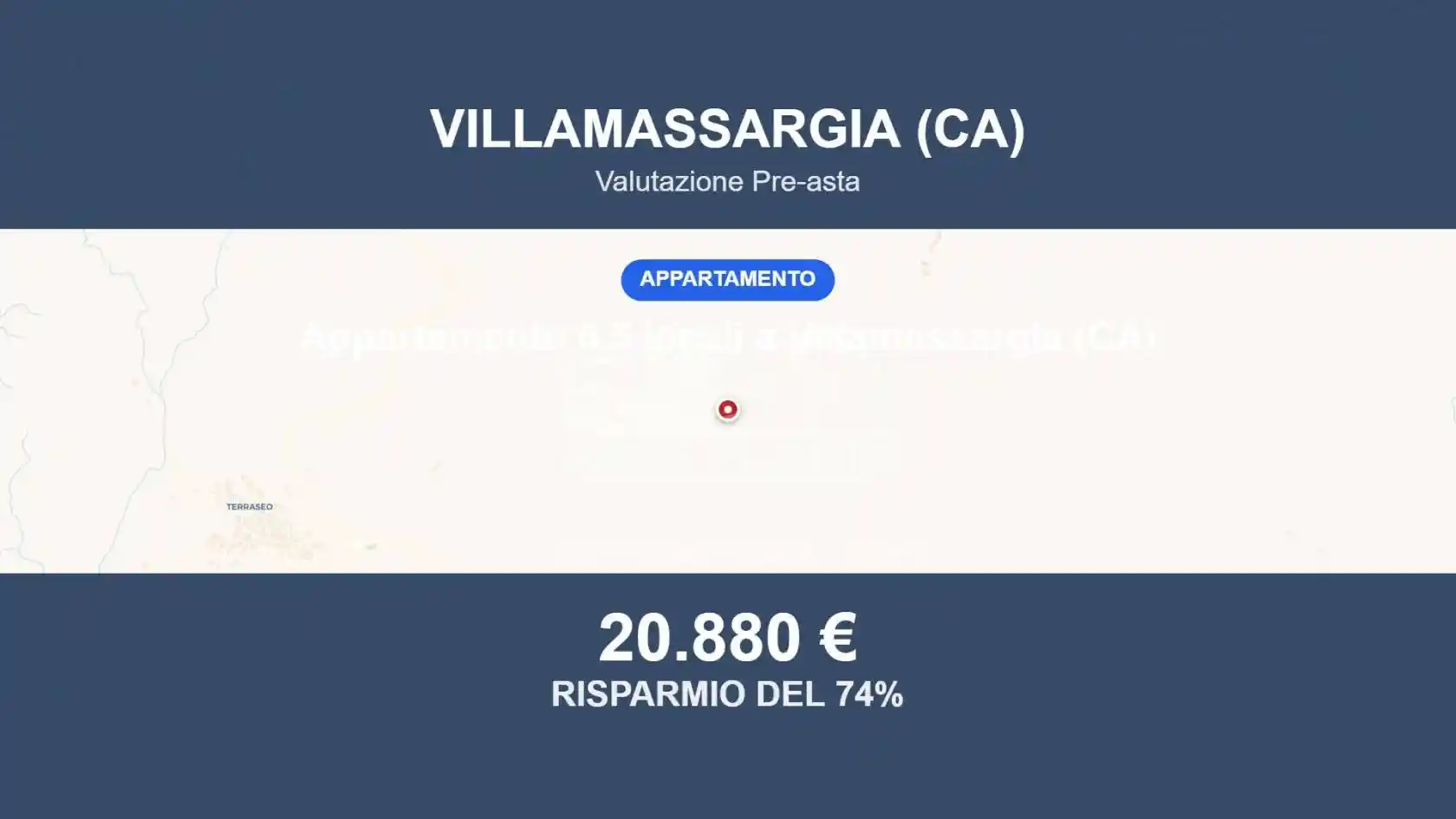 Appartamento in vendita a Villamassargia