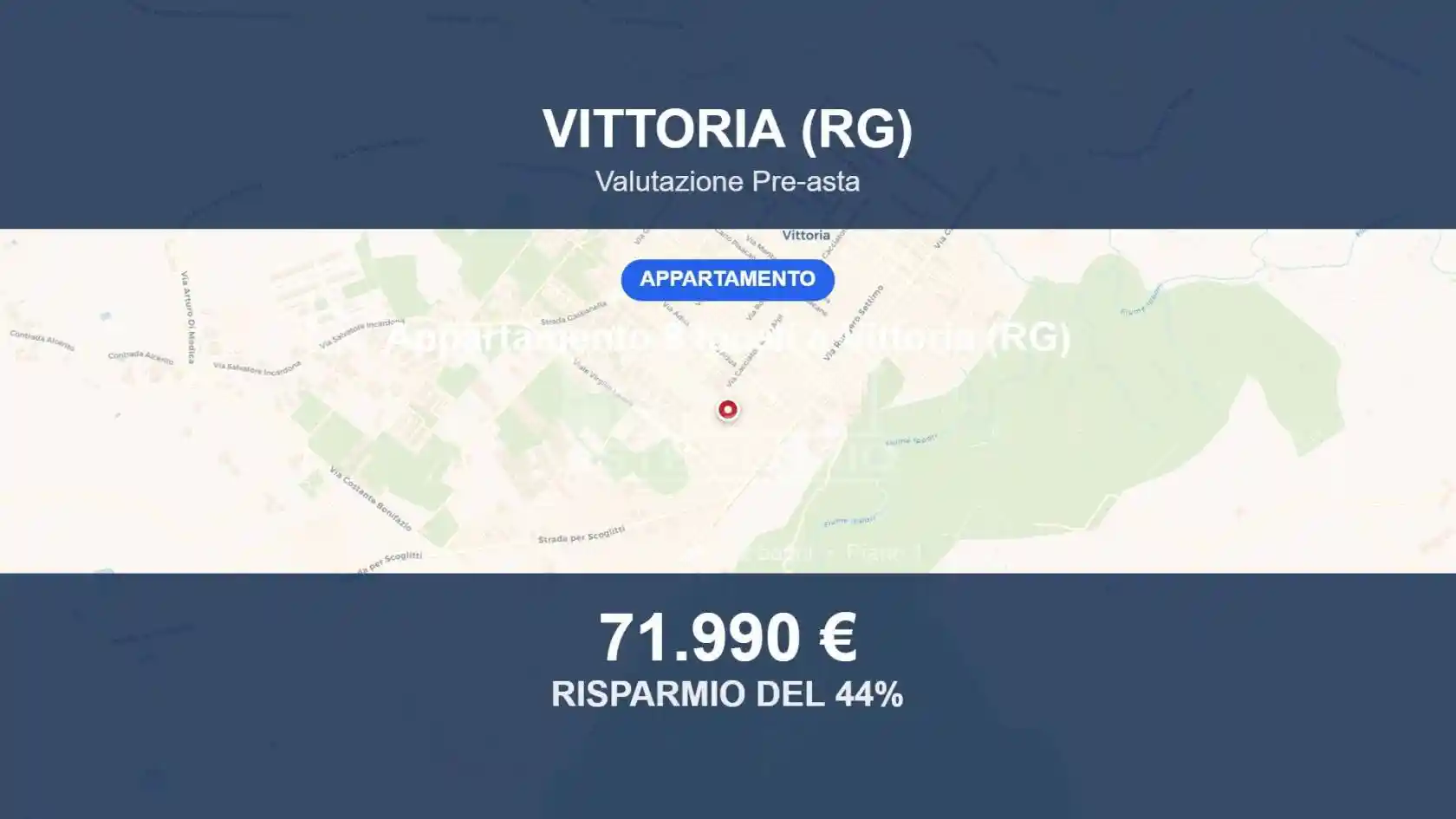 Appartamento in vendita a Vittoria