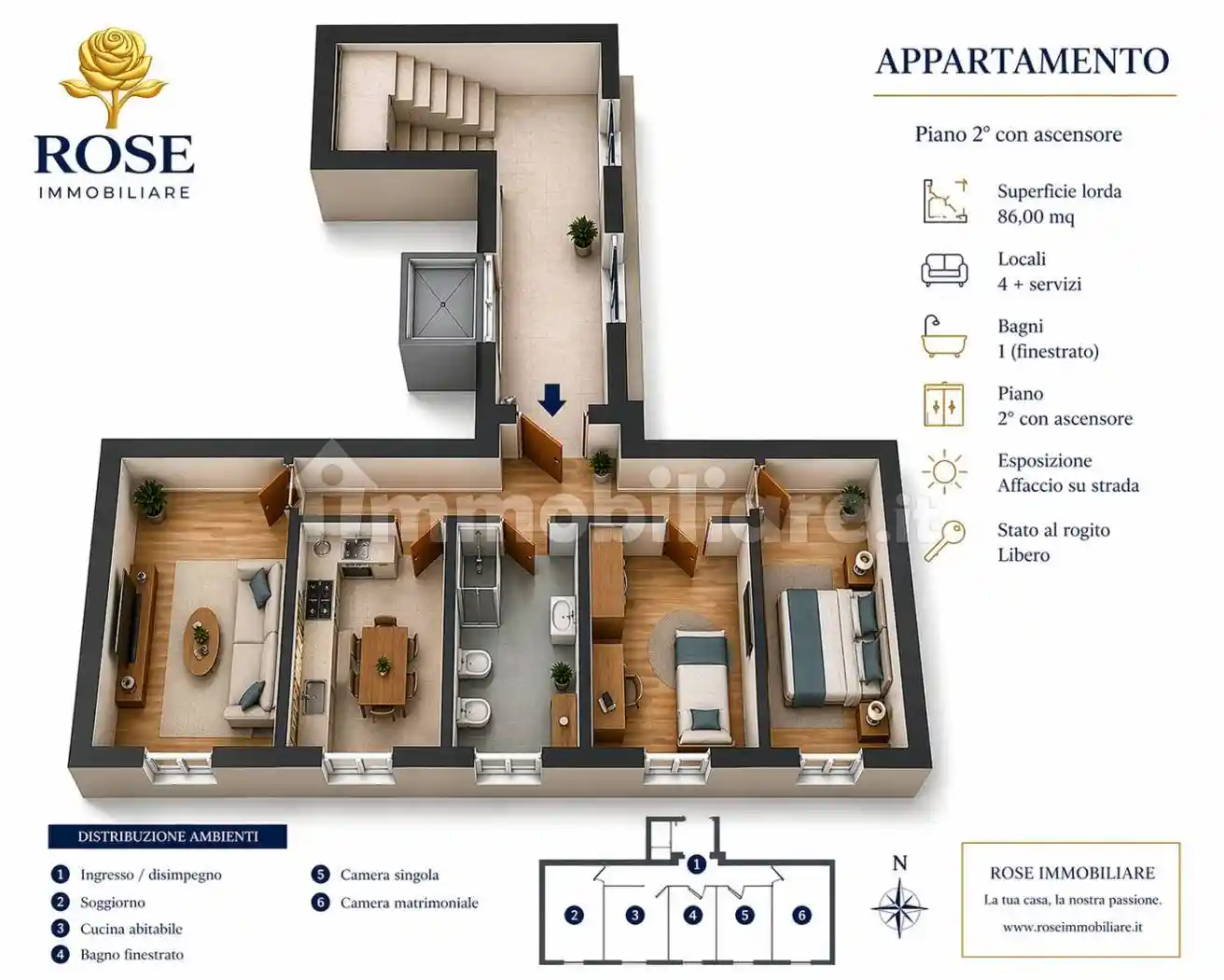 Appartamento in vendita a Livorno