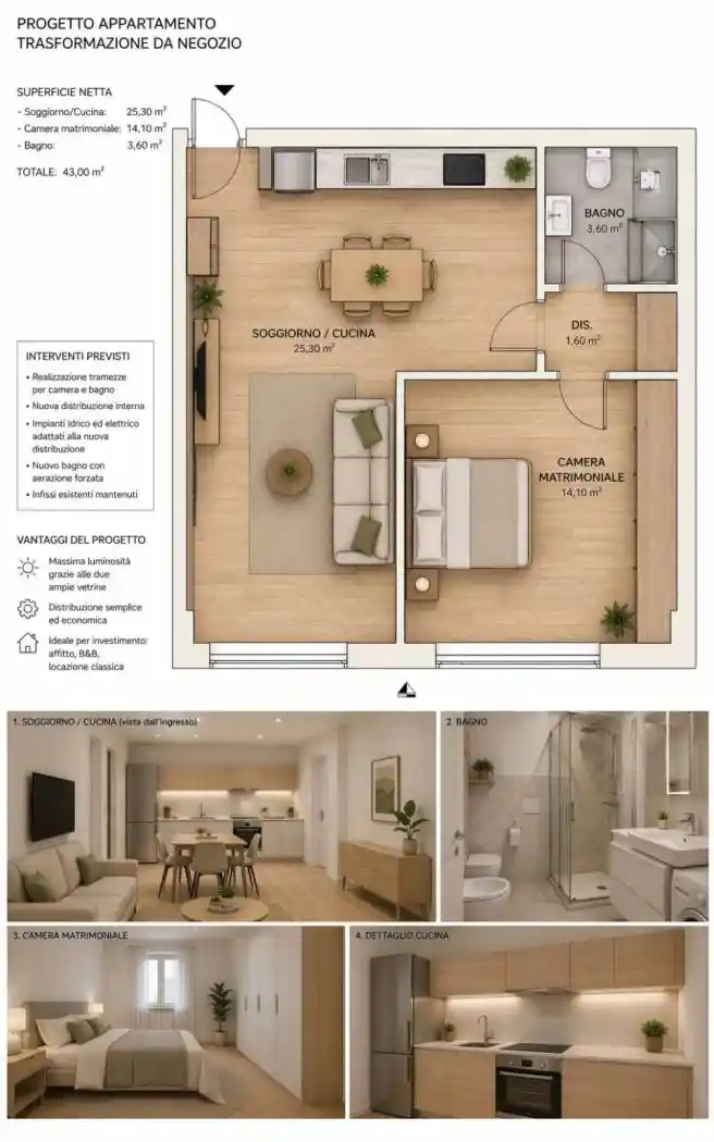 Appartamento in vendita a Milano