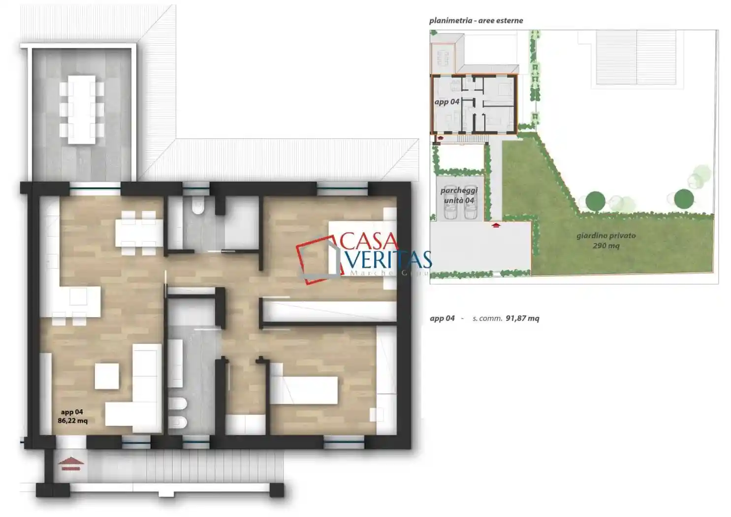 Appartamento in vendita a Falconara Marittima