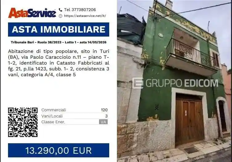 Palazzo - Stabile in vendita a Turi