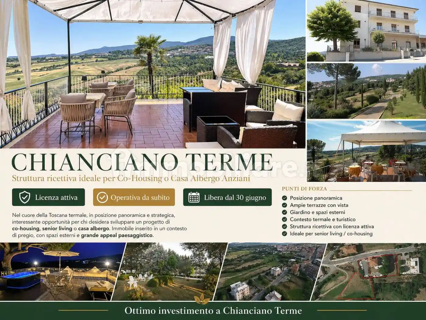 Palazzo - Edificio in vendita a Chianciano Terme