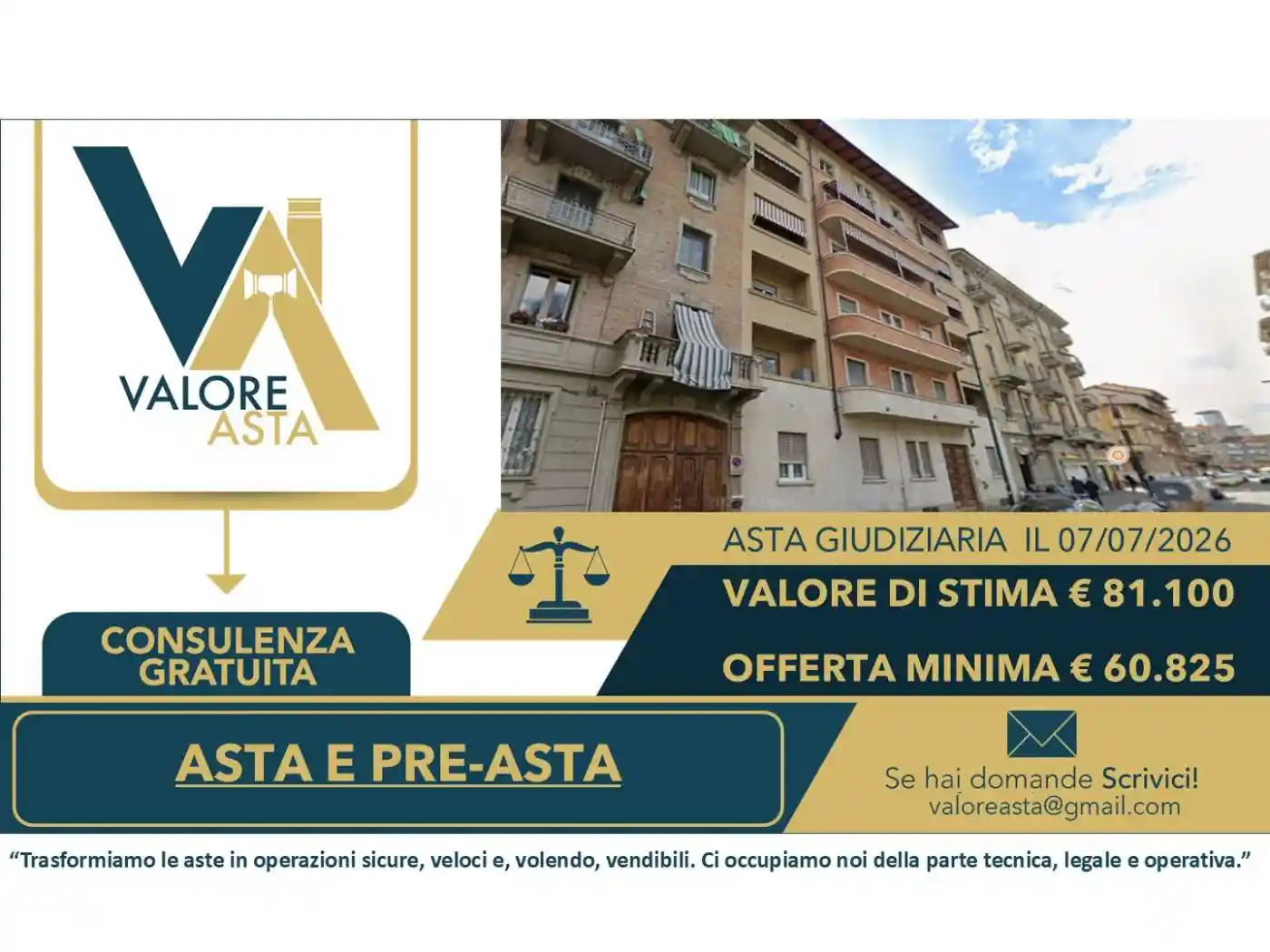 Appartamento in vendita a Torino