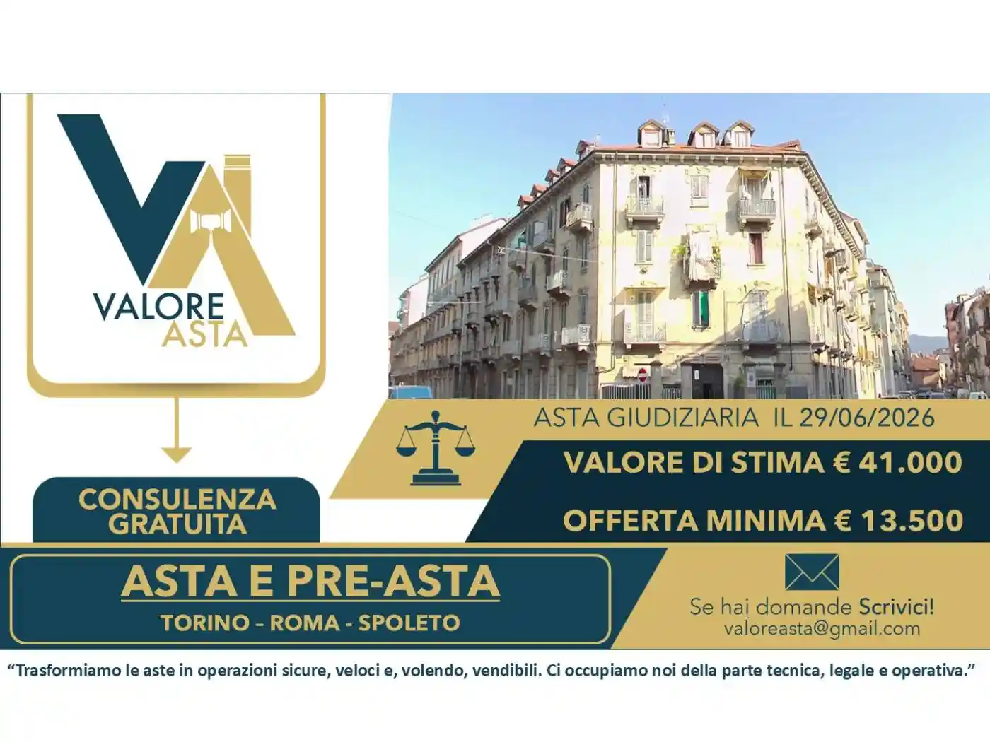 Appartamento in vendita a Torino