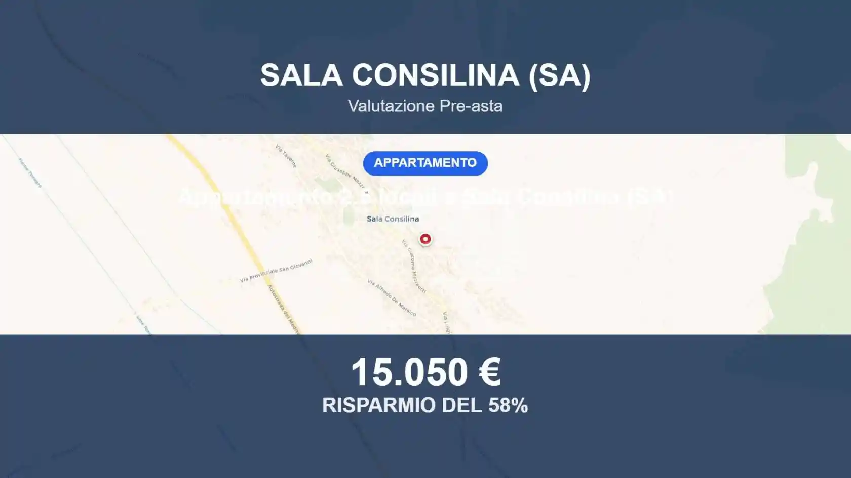 Appartamento in vendita a Sala Consilina