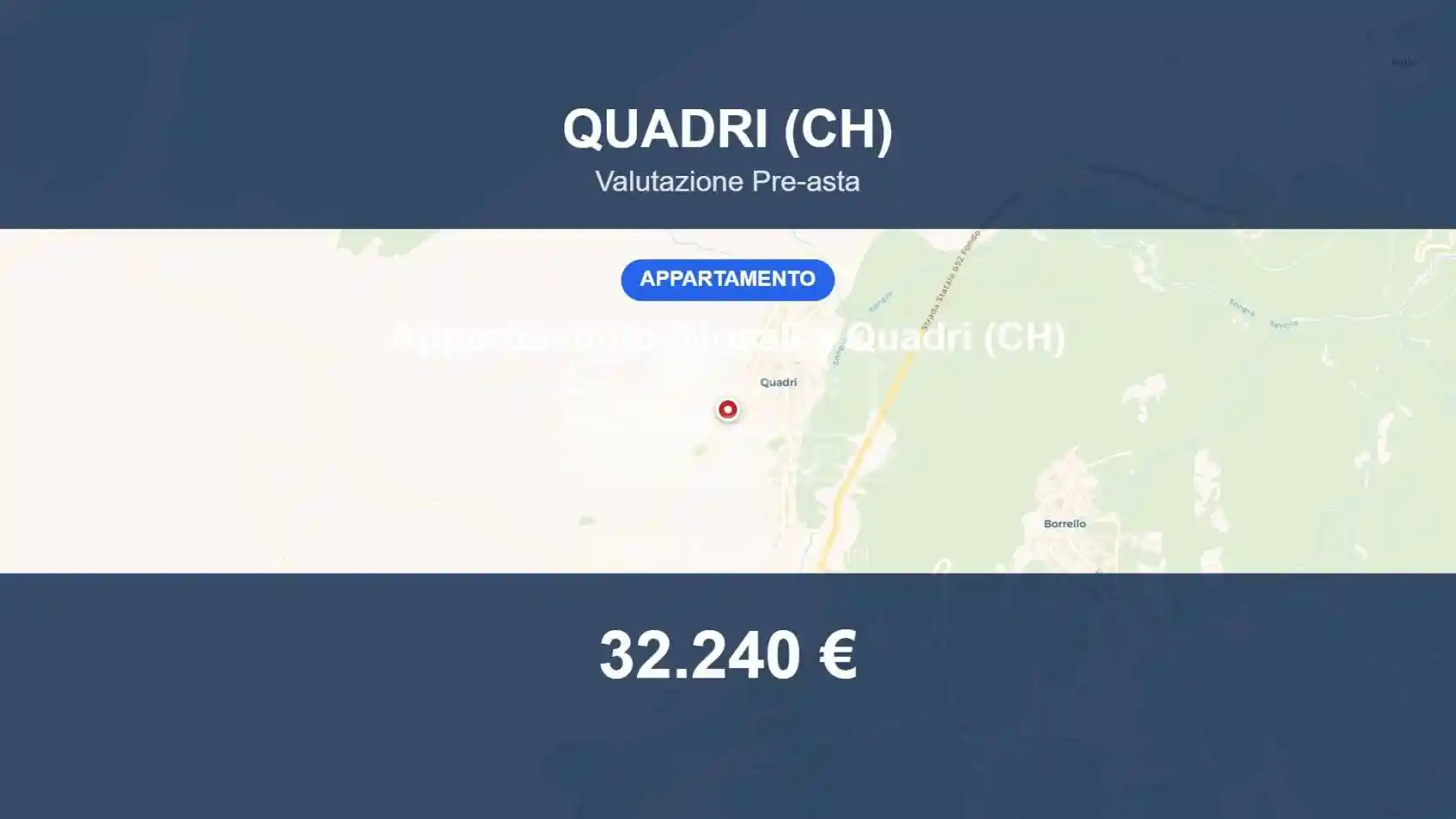 Appartamento in vendita a Quadri