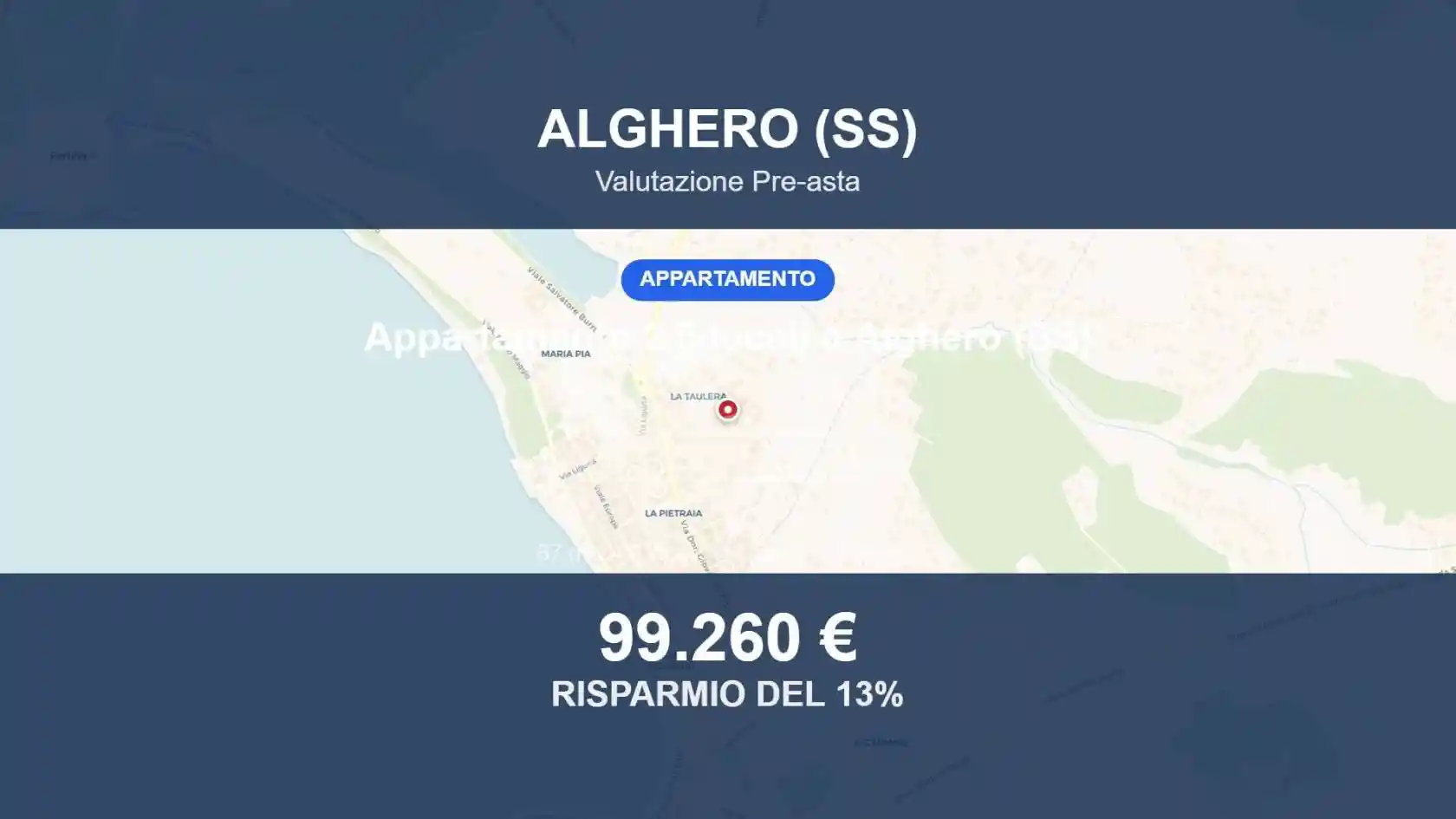 Appartamento in vendita a Alghero