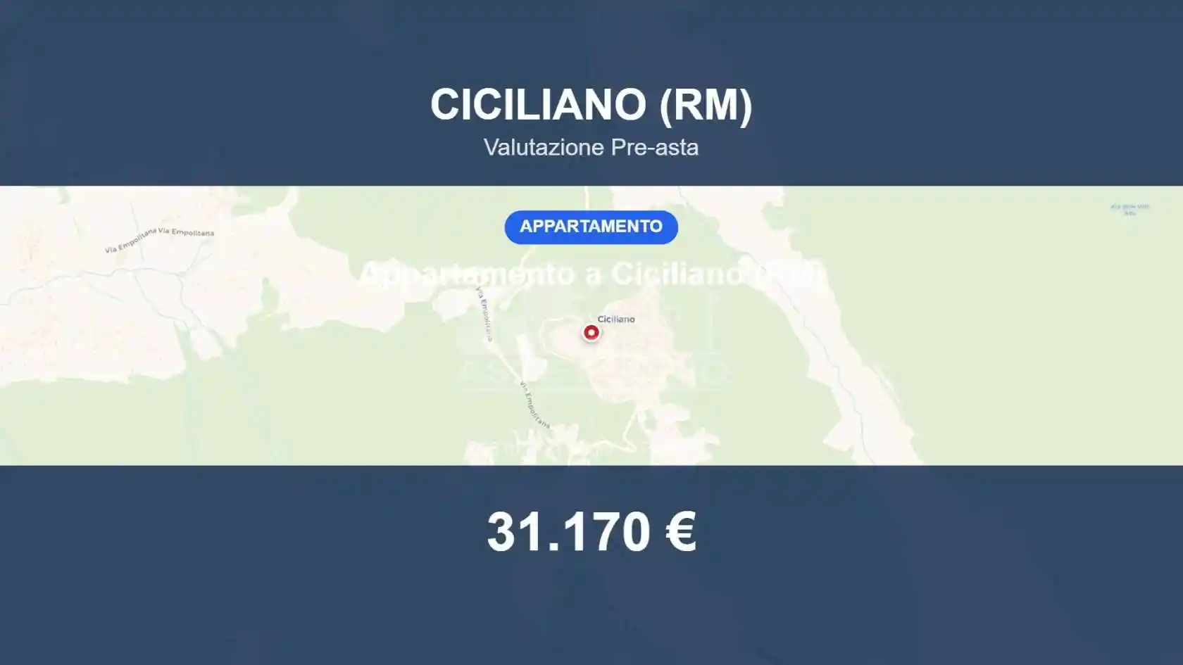 Appartamento in vendita a Ciciliano