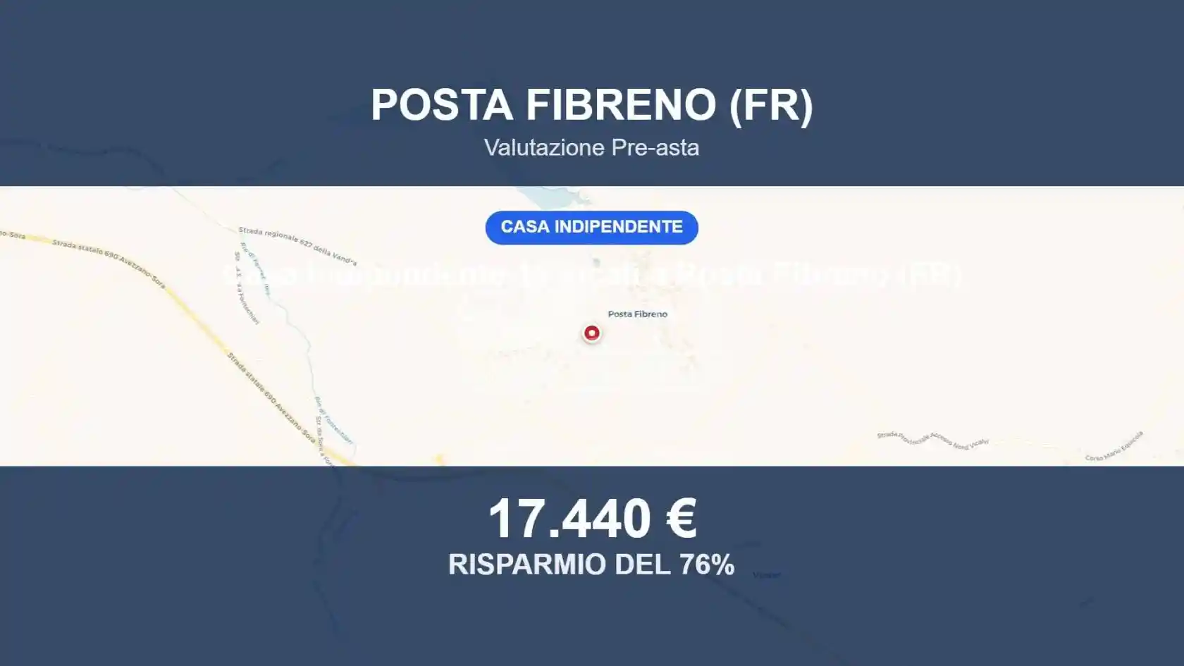 Villa in vendita a Posta Fibreno