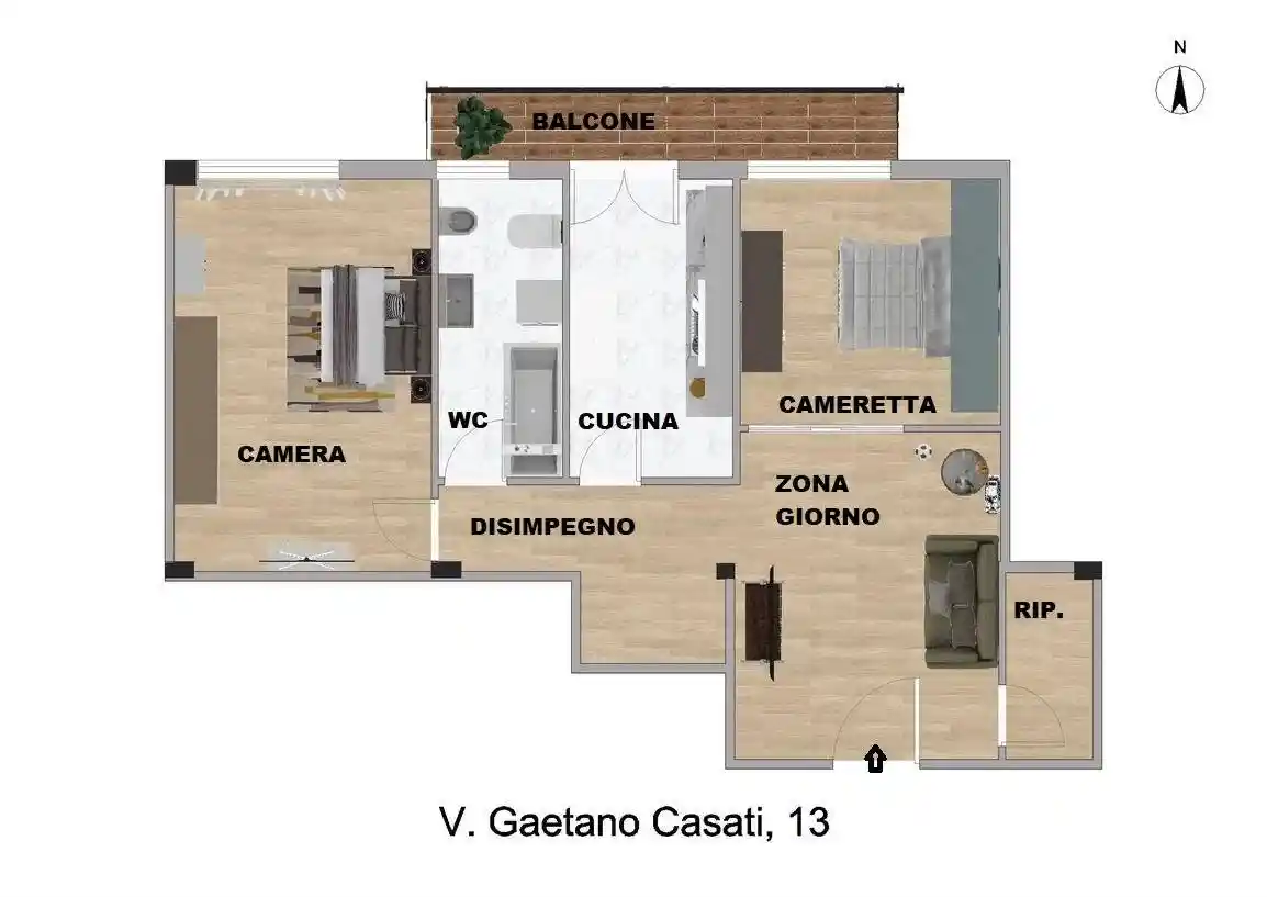 Appartamento in vendita a Roma