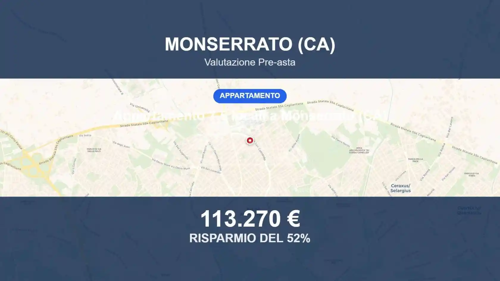 Appartamento in vendita a Monserrato