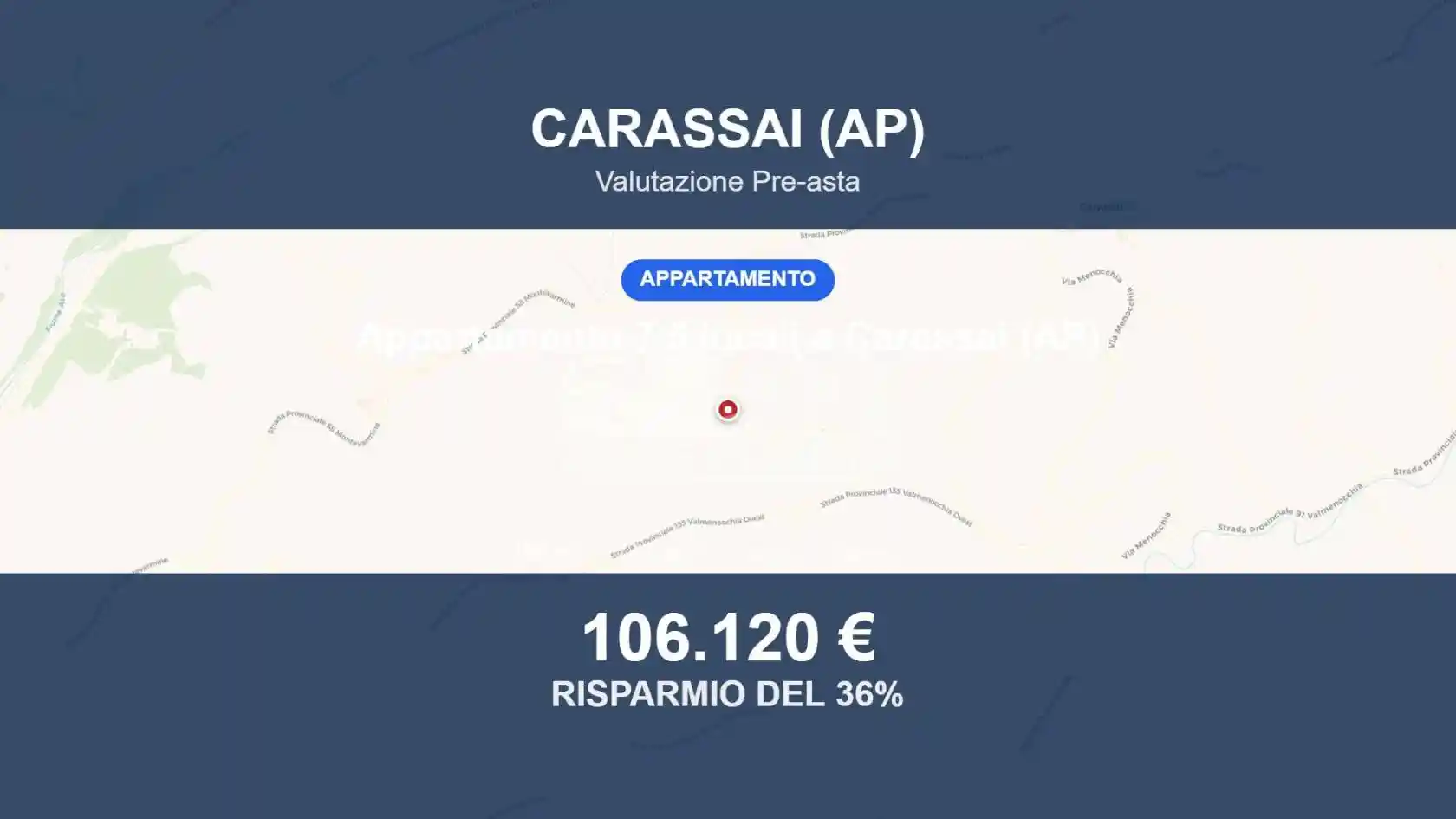 Appartamento in vendita a Carassai