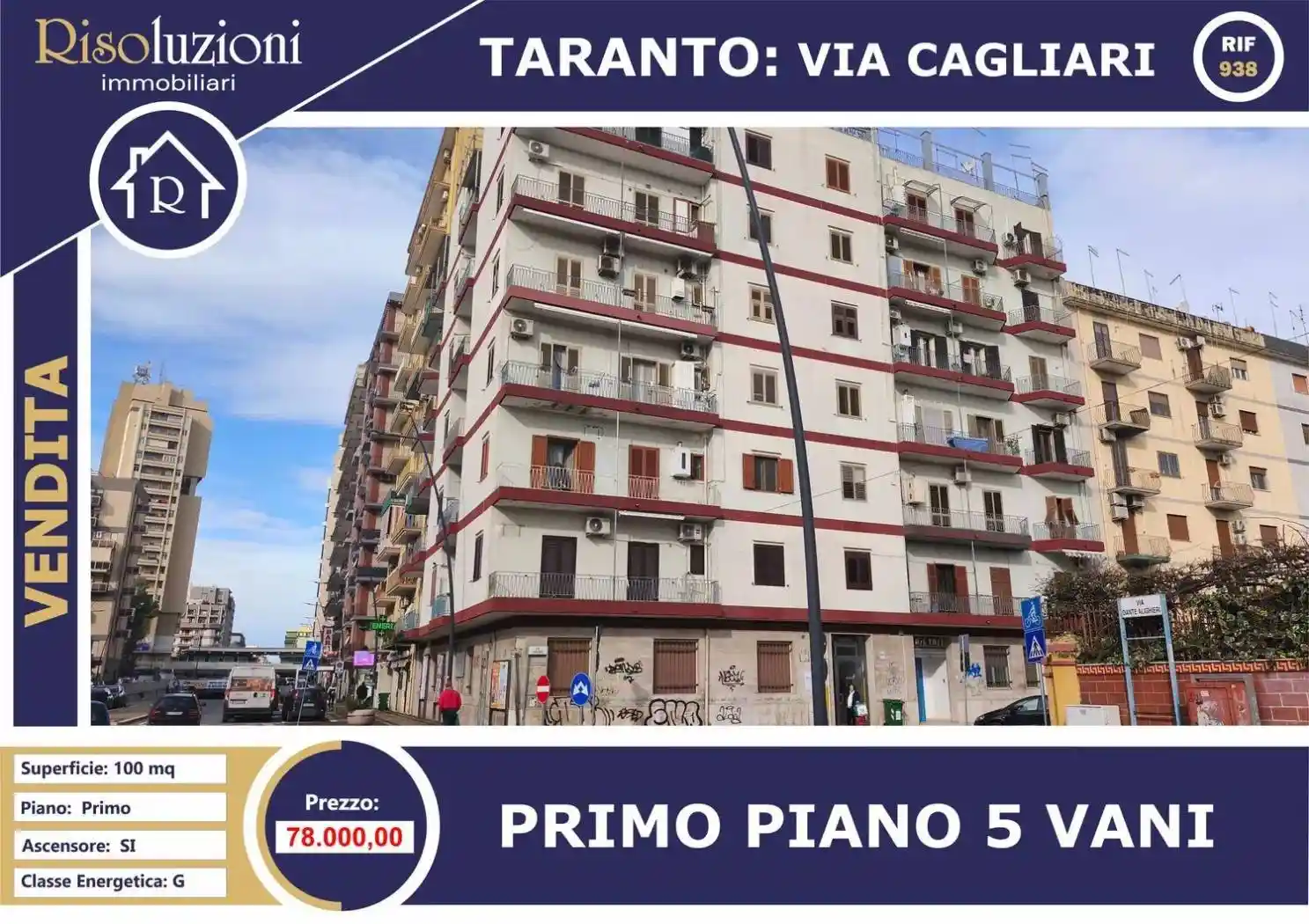 Appartamento in vendita a Taranto