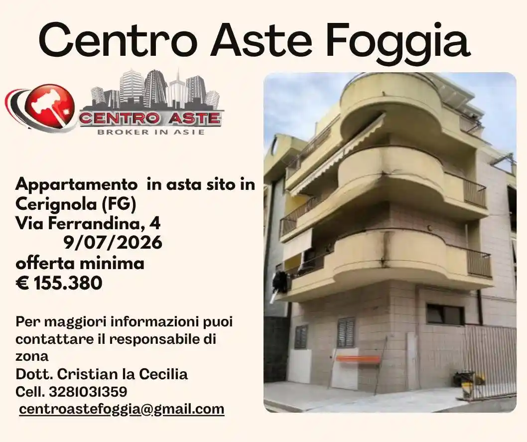 Appartamento in vendita a Cerignola