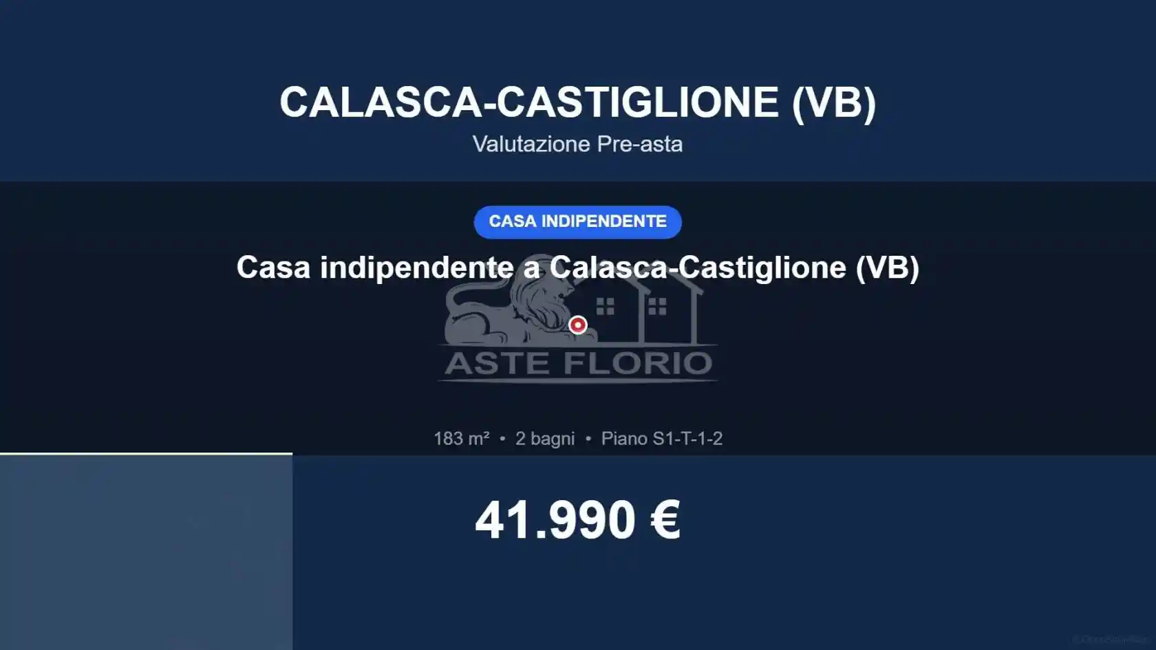 Villa in vendita a Calasca-Castiglione