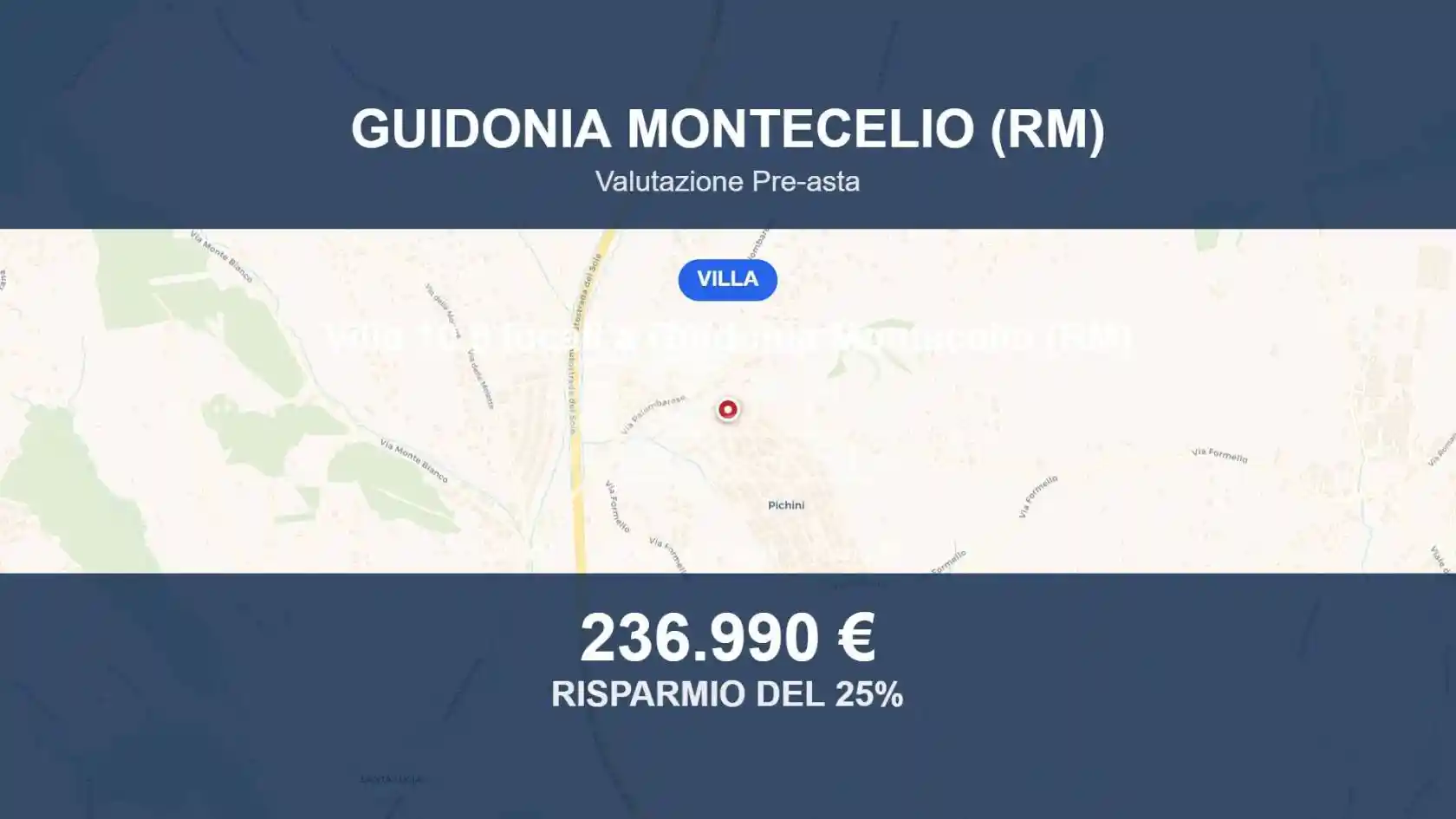 Villa in vendita a Guidonia Montecelio