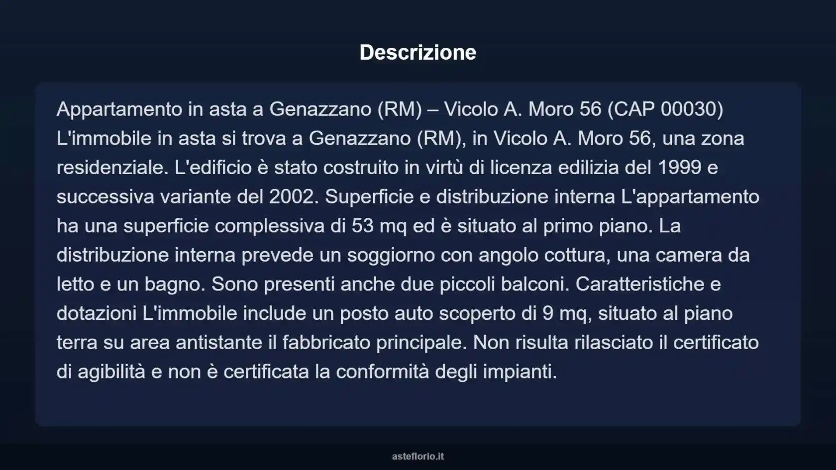 Appartamento in vendita a Genazzano
