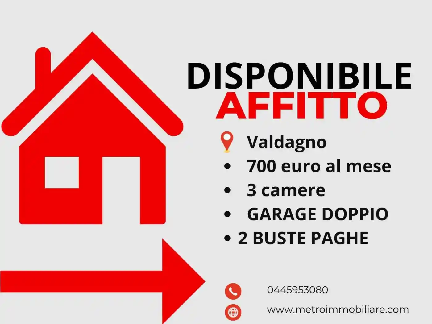 Appartamento in affitto a Valdagno