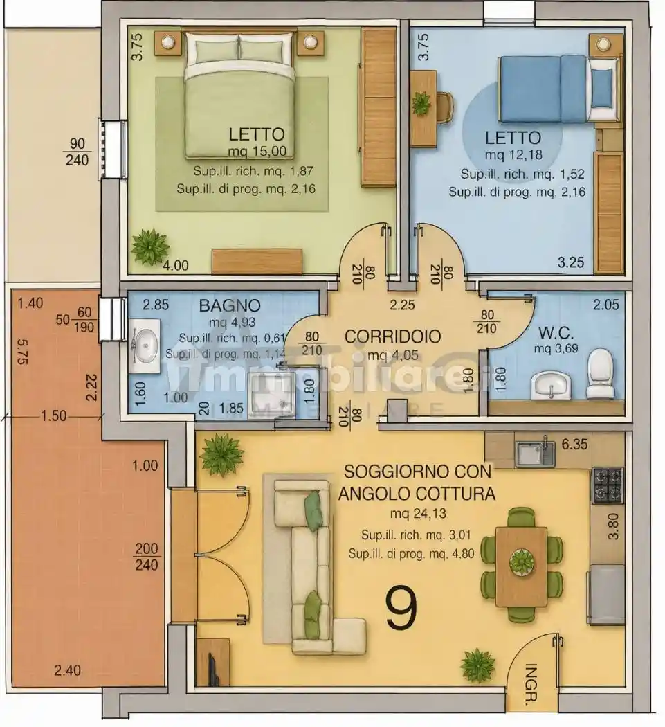 Appartamento in vendita a Rovigo
