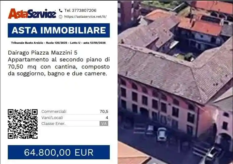 Appartamento in vendita a Dairago