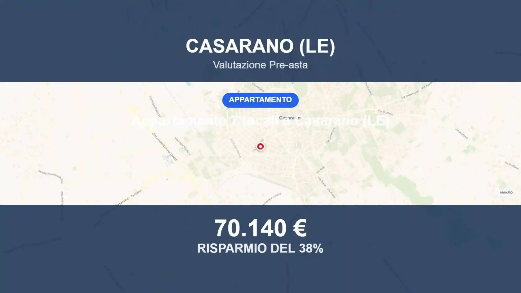 Appartamento in vendita a Casarano