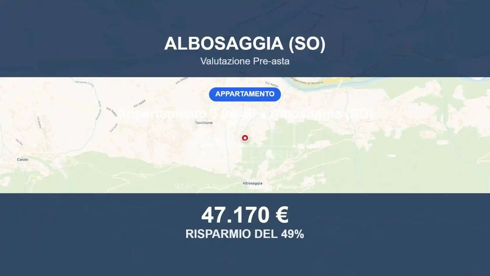 Appartamento in vendita a Albosaggia