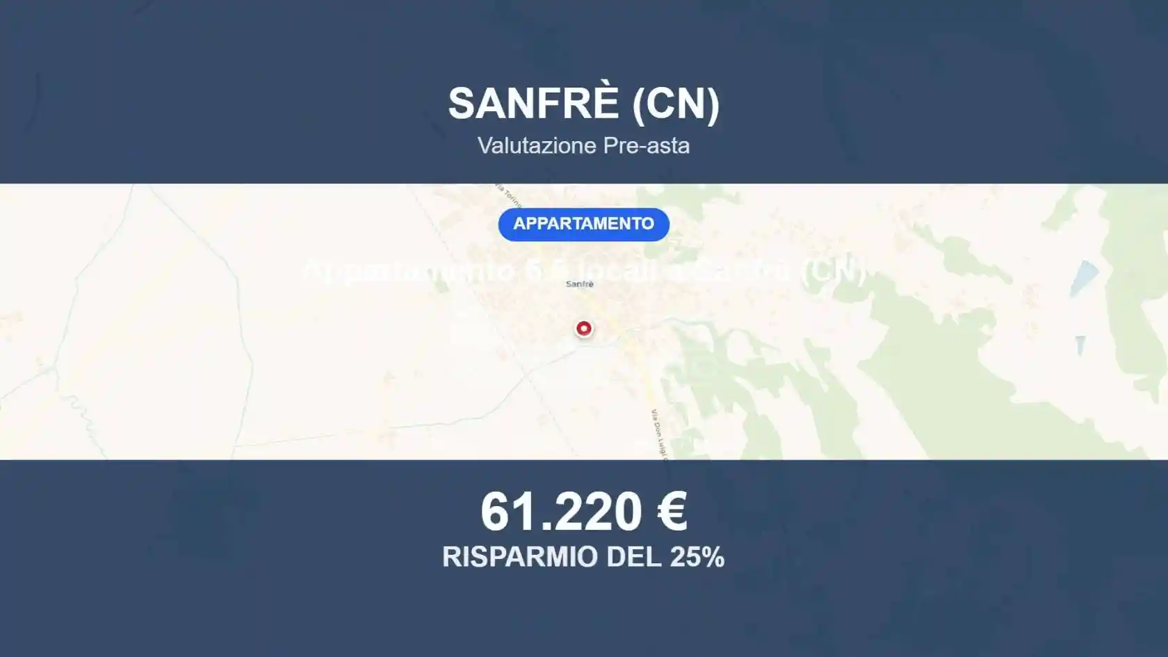 Appartamento in vendita a Sanfrè