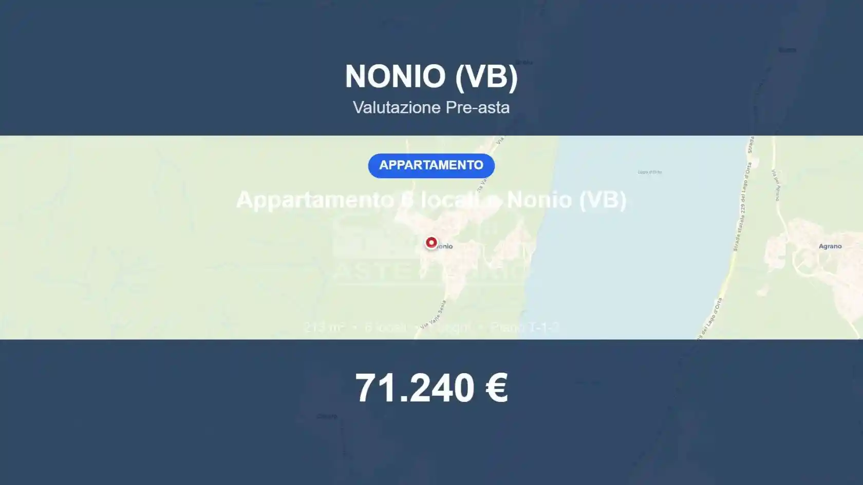 Appartamento in vendita a Nonio