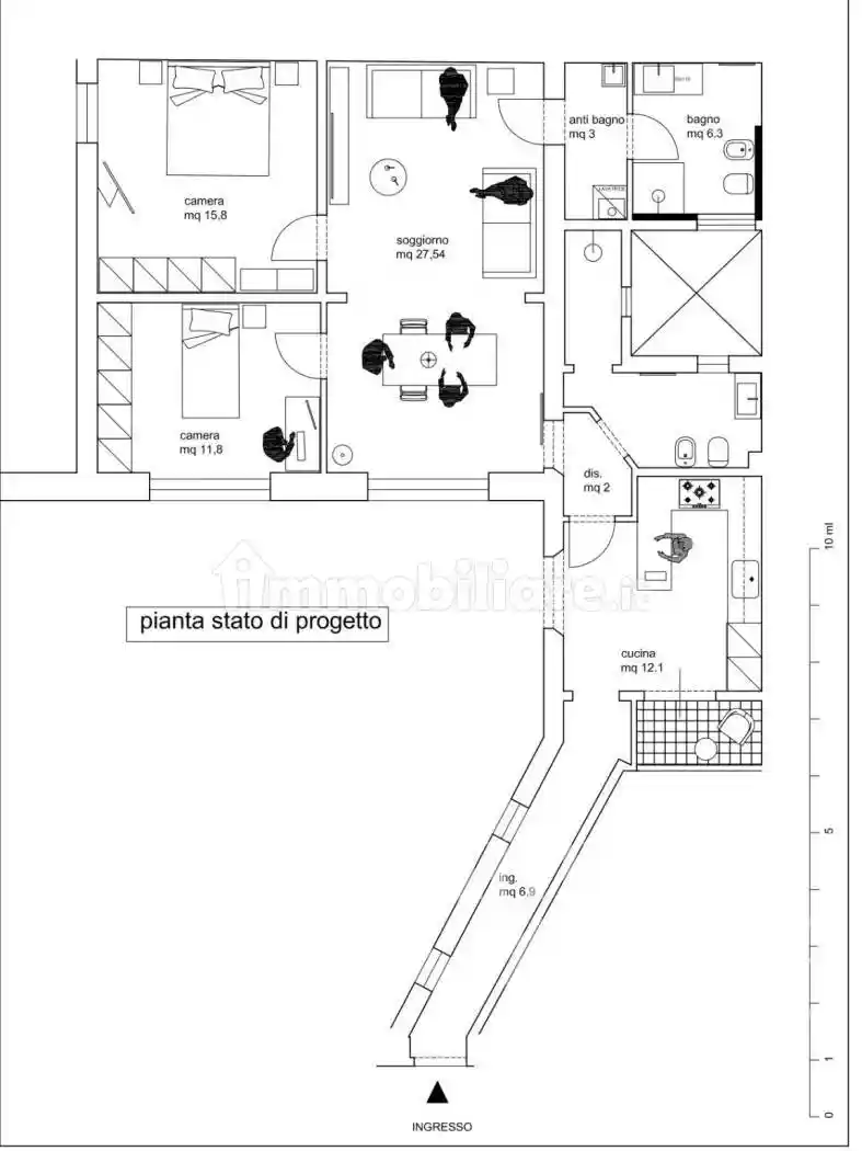 Appartamento in vendita a Livorno