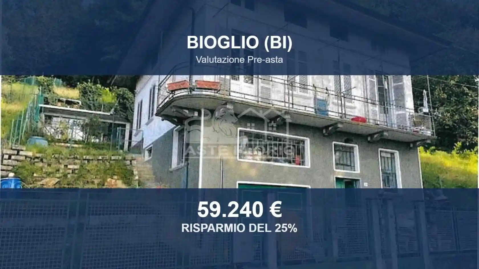 Villa in asta a Bioglio