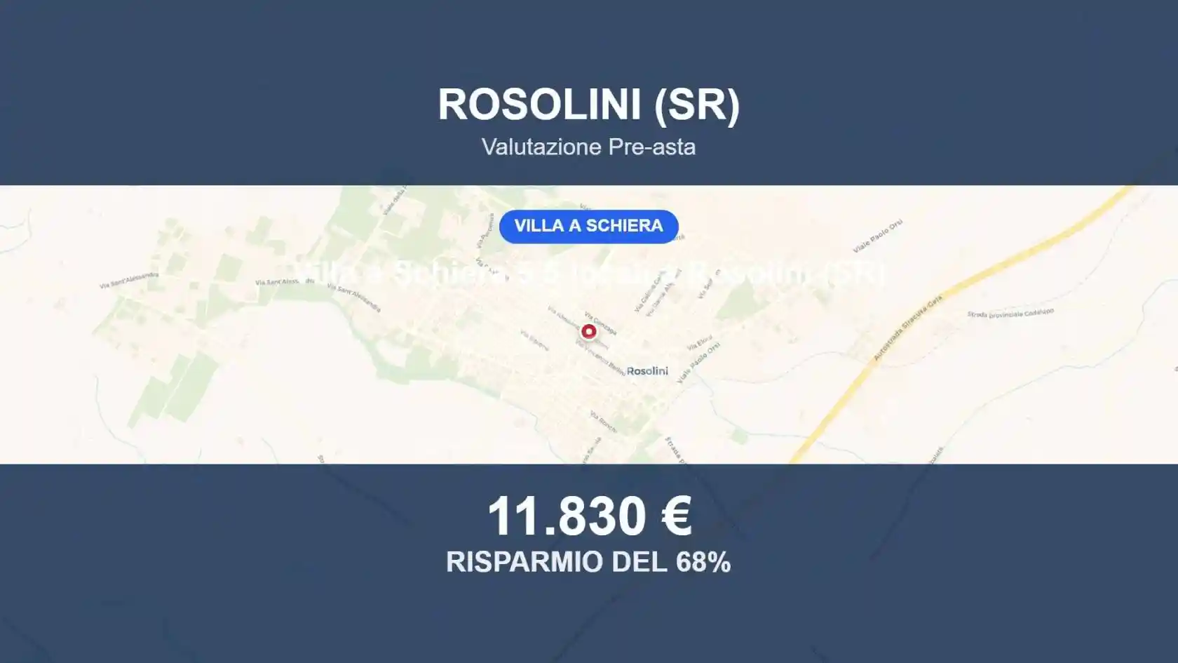 Villetta a schiera in vendita a Rosolini
