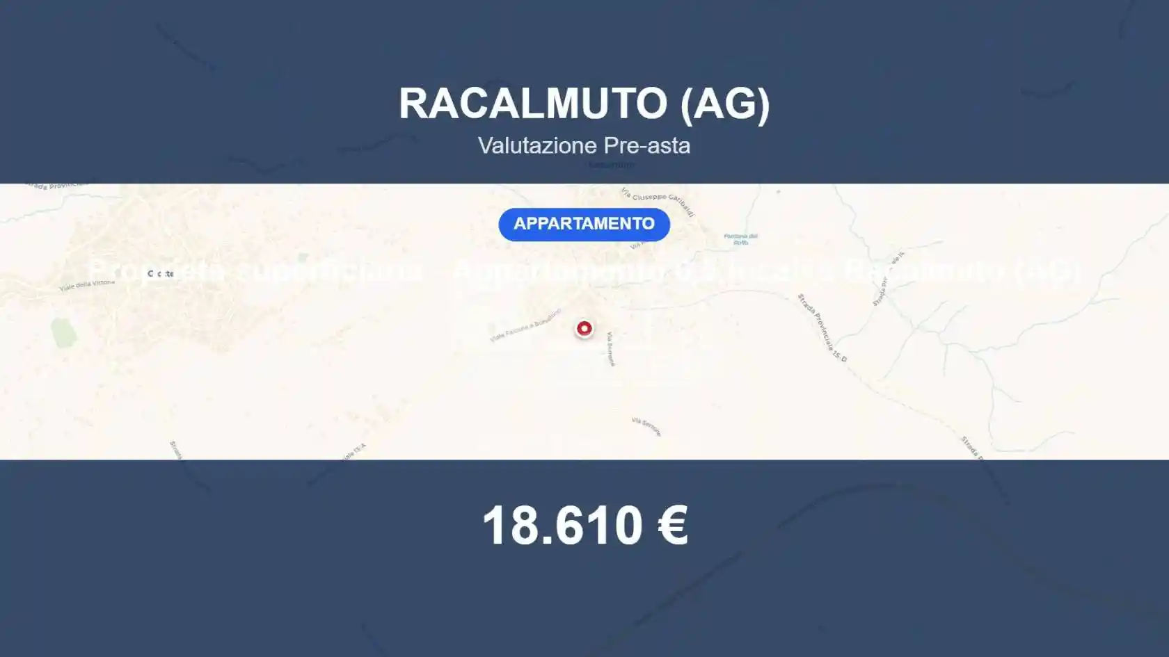 Appartamento in vendita a Racalmuto