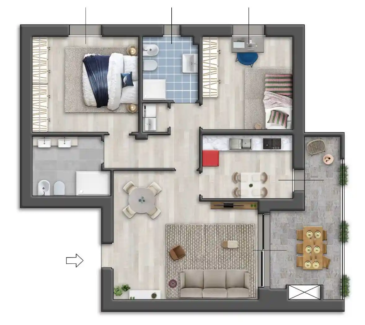 Appartamento in vendita a Cornaredo