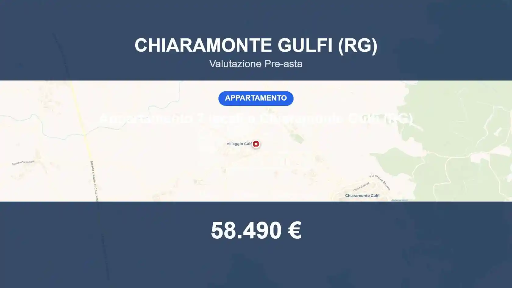 Appartamento in vendita a Chiaramonte Gulfi