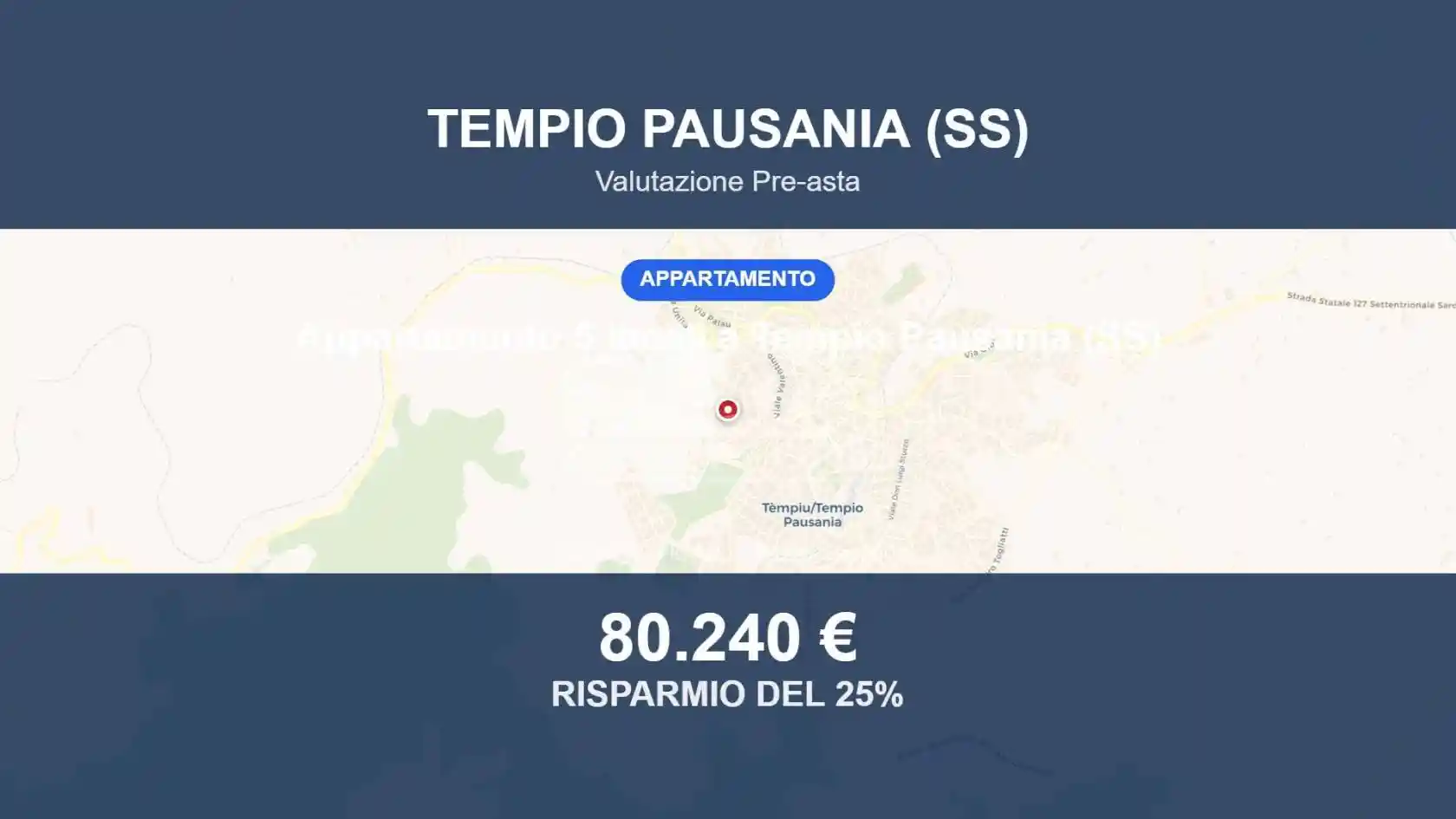 Appartamento in vendita a Tempio Pausania