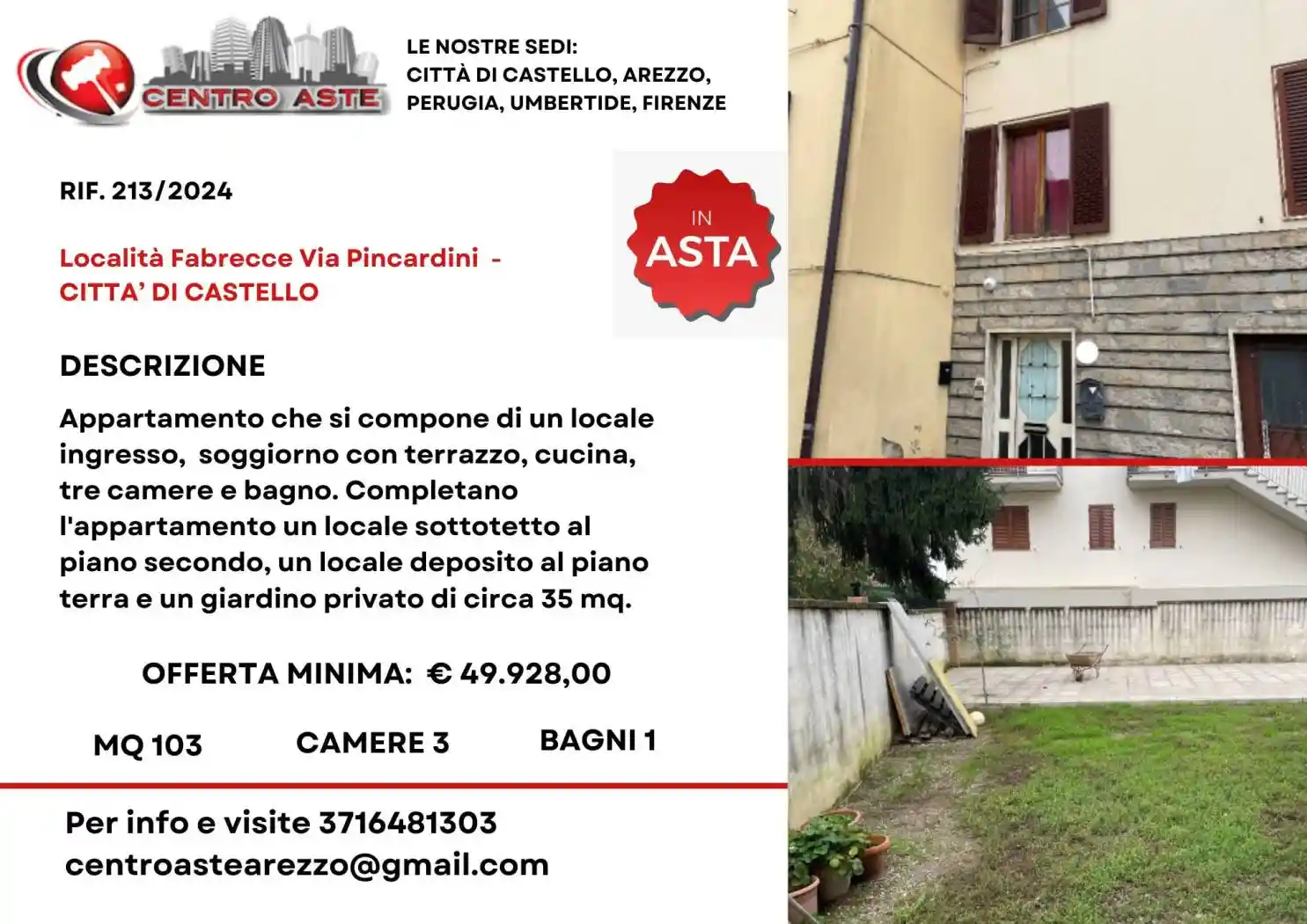 Appartamento in vendita a Città di Castello