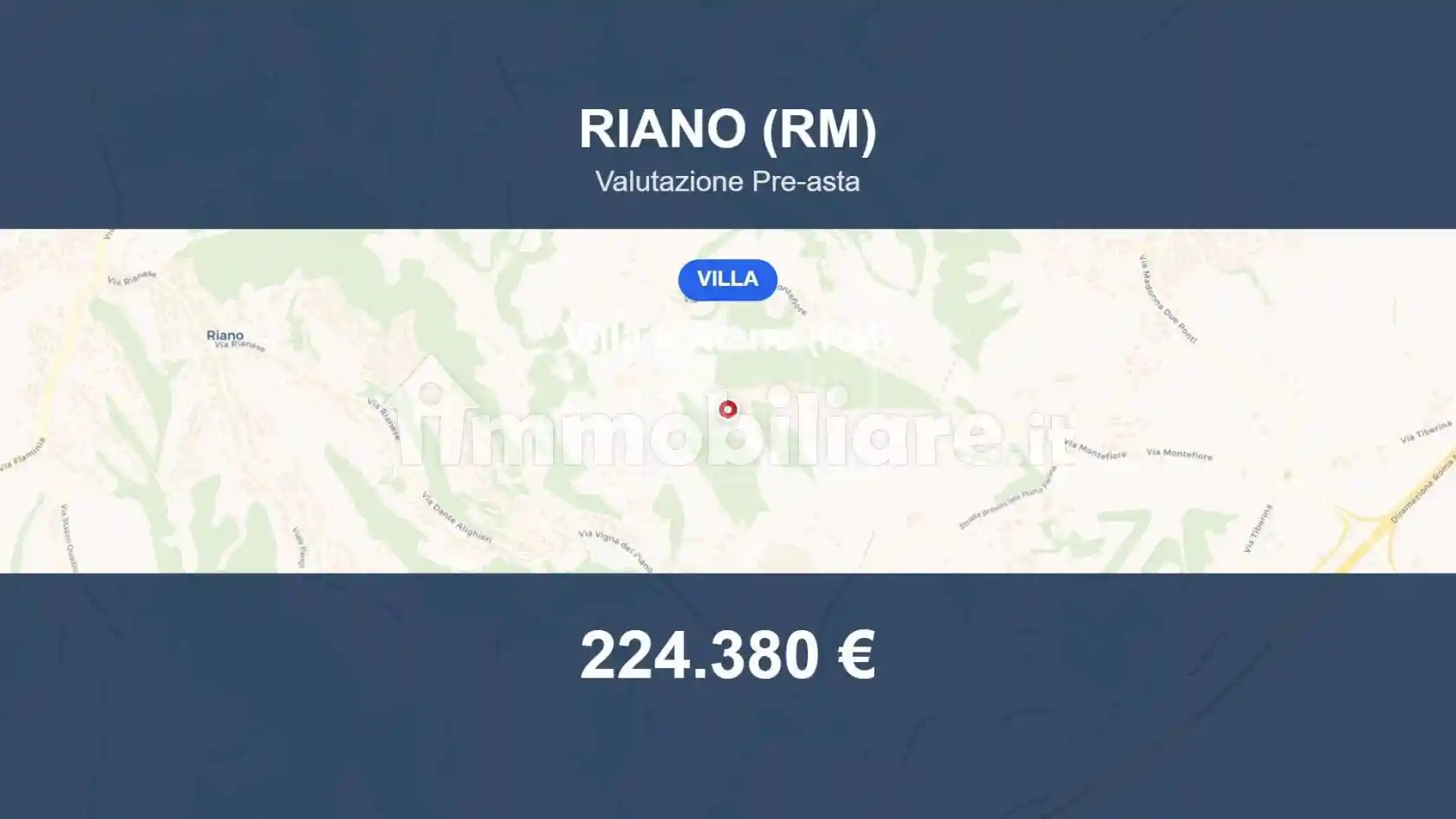 Villa in vendita a Riano