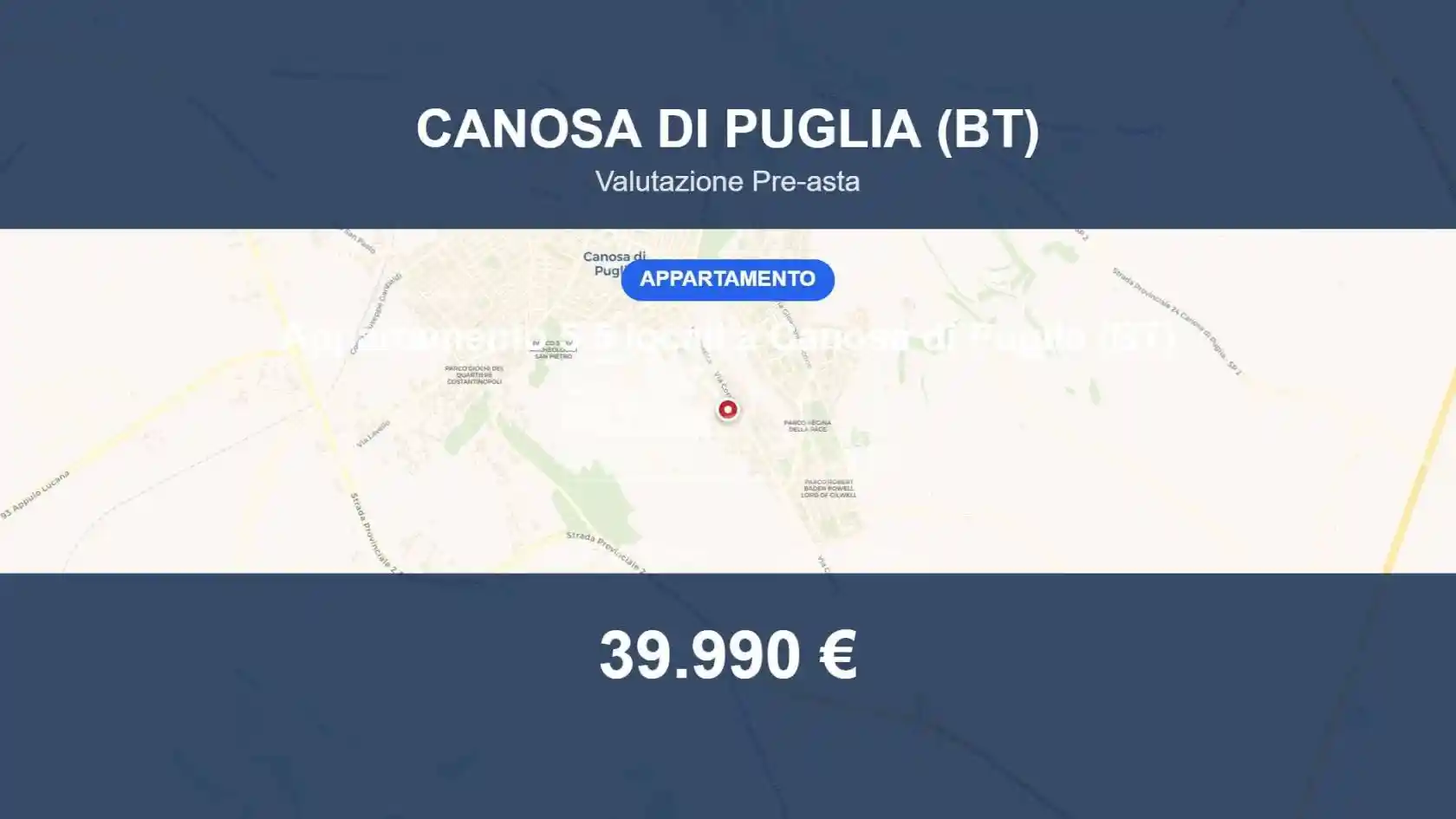 Appartamento in vendita a Canosa di Puglia