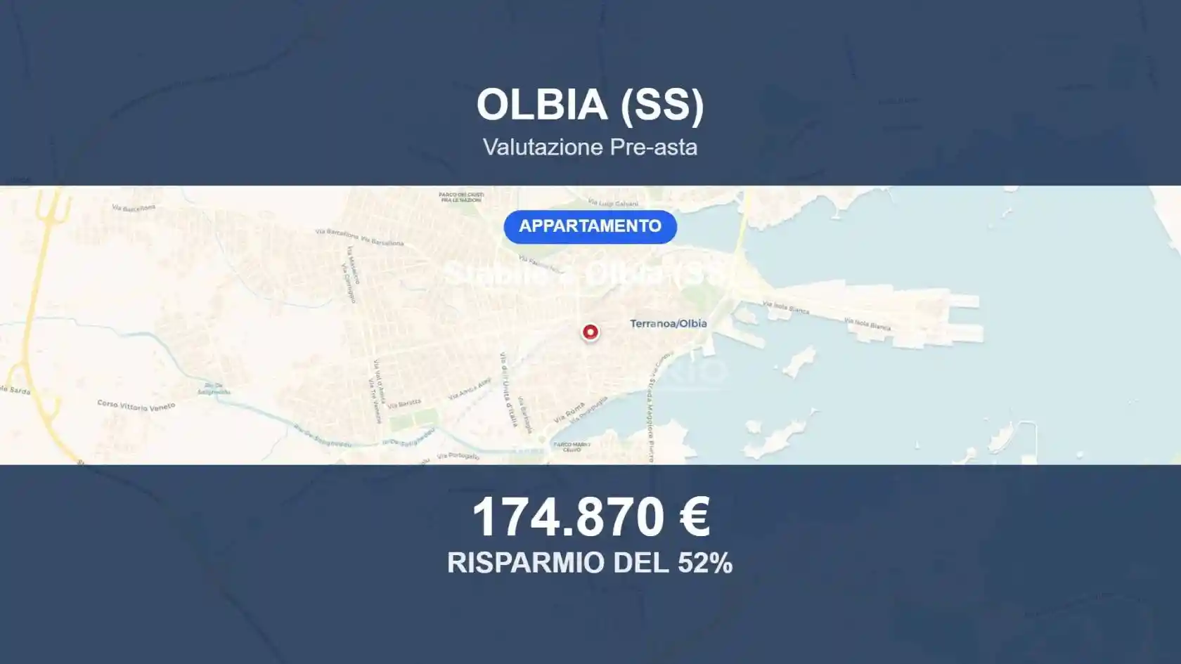Appartamento in vendita a Olbia